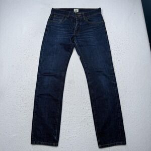 Railcar Fine Goods Jeans Mens 30x31 Blue Straight Raw Selvedge Denim Made USA
